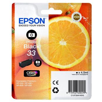 EPSON T3341 (C13T33414010) - originální cartridge, černá