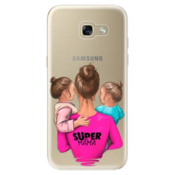 Odolné silikonové pouzdro iSaprio - Super Mama - Two Girls - Samsung Galaxy A5 2017