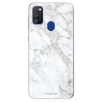 Odolné silikonové pouzdro iSaprio - SilverMarble 14 - Samsung Galaxy M21