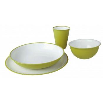 OMADA SANALIVING SET 4 PCS Set nádobí, zelená, velikost