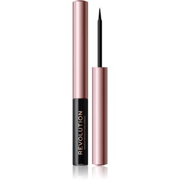 Makeup Revolution Super Flick tekuté oční linky odstín Black 2,4 ml