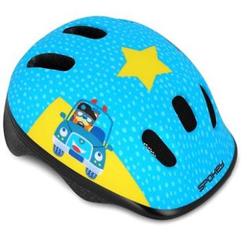 Dětská cyklistická přilba FUN POLICE, 52-56 cm (P-086)