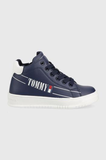 Dětské sneakers boty Tommy Hilfiger tmavomodrá barva