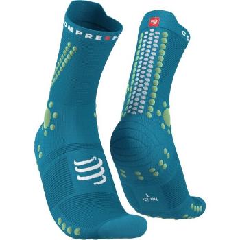 Compressport PRO RACING SOCKS v4.0 TRAIL Běžecké ponožky, zelená, velikost T1