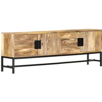 TV stolek 140x30x50 cm masivní mangovníkové dřevo (285863)