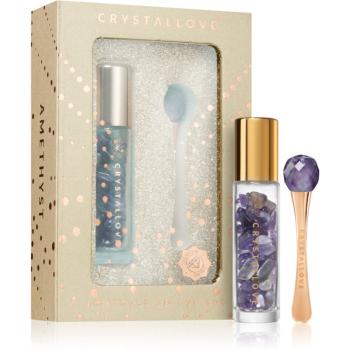 Crystallove Golden Amethyst 3D Eye Set sada (na oční okolí)