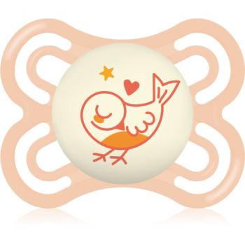 MAM Perfect Night 0+ months dudlík na noc Orange Bird 1 ks