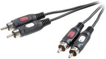 Cinch audio kabel SpeaKa Professional SP-7869768, 2.50 m, černá