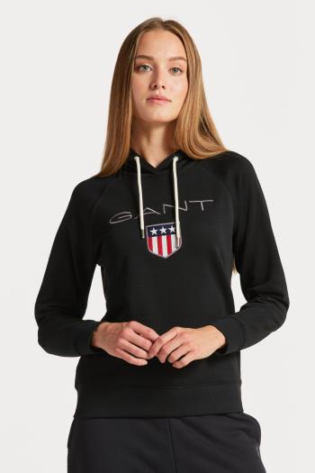 MIKINA GANT GANT SHIELD SWEAT HOODIE černá XS