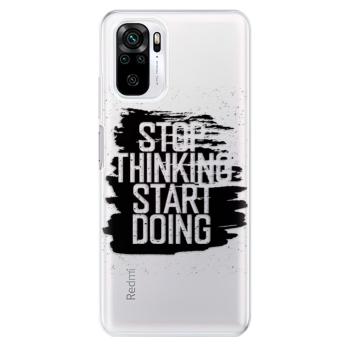 Odolné silikonové pouzdro iSaprio - Start Doing - black - Xiaomi Redmi Note 10 / Note 10S