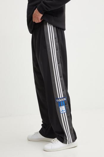 Tepláky adidas Originals ADIBREAK černá barva, vzorované, IZ2342