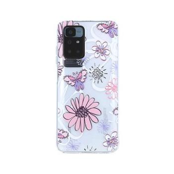 TopQ Kryt Xiaomi Redmi 10 silikon Flowers 71772 (Sun-71772)