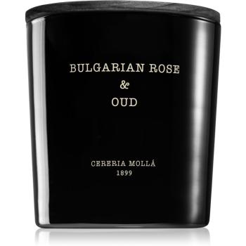 Cereria Mollá Boutique Bulgarian Rose & Oud vonná svíčka 600 g