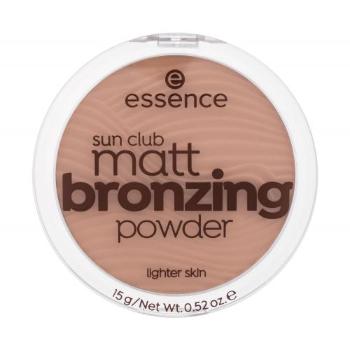 Essence Sun Club Matt Bronzing Powder 15 g bronzer pro ženy 01 Natural