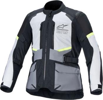 Alpinestars Andes Air Drystar Jacket Ice Gray/Dark Gray/Black 3XL Textilní bunda