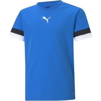 Puma TEAMRISE JERSEY JR Dětské fotbalové triko, modrá, velikost 140