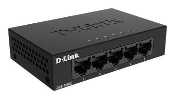 D-Link DGS-105GL kovový 5-port 10/100/1000 Desktop Switch, DGS-105GL/E