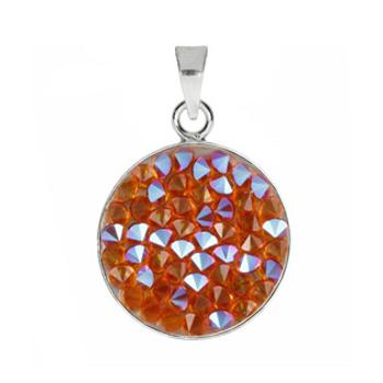 NUBIS® Přívěšek Crystals from Swarovski® 15mm, TANGERINE SHIMMER - LVX203-TAN