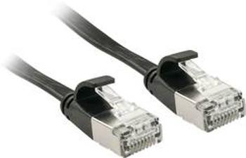 Síťový kabel RJ45 LINDY 47482, CAT 6A, U/FTP, 2.00 m, černá