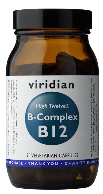 Viridian B-Complex B12 High Twelwe® 90 kapslí