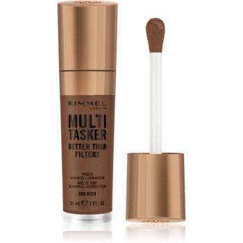 Rimmel Multi-Tasker Better Than Filters rozjasňující podkladová báze pro sjednocení barevného tónu pleti odstín 008 Rich 30 ml