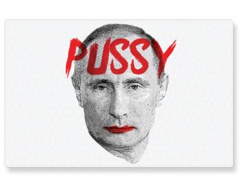 Kuchyňské prkénko Pussy Putin