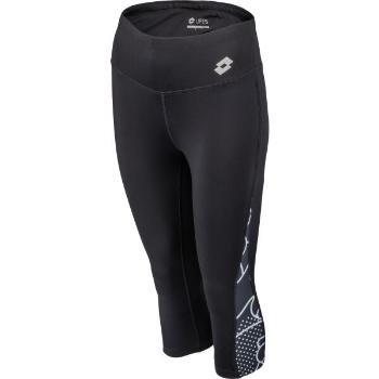 Lotto RUN FIT W LEGGING MID 2 Dámské tříčtvrteční legíny, černá, velikost S