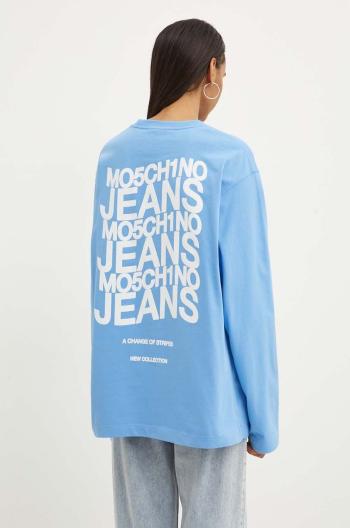 Bavlněné tričko s dlouhým rukávem Moschino Jeans 1205.8234