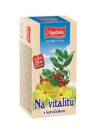 Apotheke Na vitalitu s kotvičníkem porcovaný čaj 20x2 g