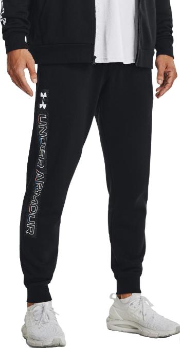 UNDER ARMOUR RIVAL FLEECE GRAPHIC JOGGERS 1370351-001 Velikost: S