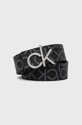 Oboustranný pásek Calvin Klein dámský, černá barva