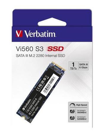 SSD Interní disk M2 Verbatim SATA III Vi560 S3, Solid State Drive 1TB, 49364