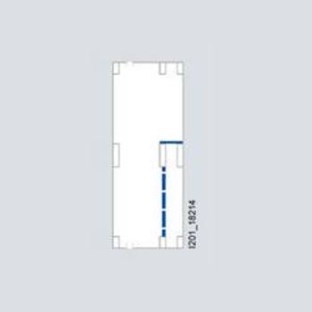 Rozdělovací prvek Siemens 8PQ4000-0BA01, 800 mm, plast, bílá, 1 ks