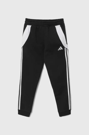 Dětské tepláky adidas Performance TIRO24 SWPNTY černá barva, s aplikací