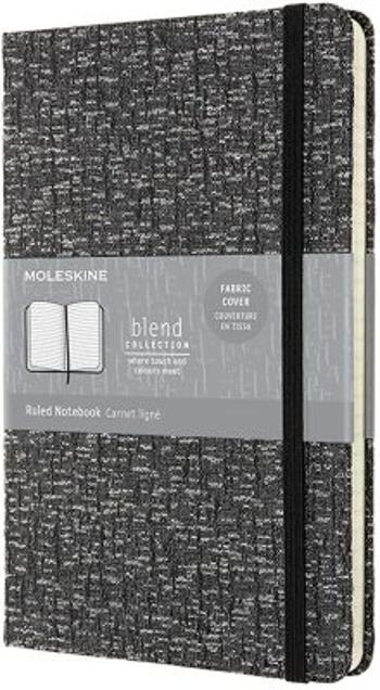 Moleskine Blend zápisník šedý L, linkovaný