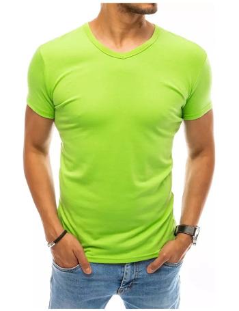 Zelené pánské tričko s výstřihem do v vel. M