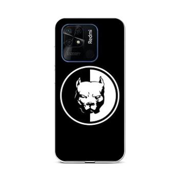 TopQ Kryt Xiaomi Redmi 10C Černobílý pitbull 76174 (Sun-76174)