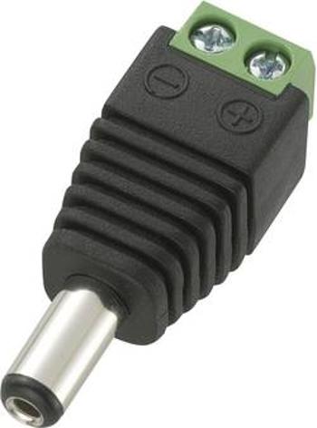 Nízkonapěťový konektor TRU COMPONENTS 735808, 12 V/DC, 5 A, zástrčka, rovná, DC14-M, 5.5 mm, 2.1 mm, 1 ks