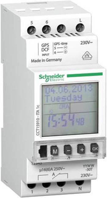 Časovač na DIN lištu Schneider Electric CCT15910, 230 V