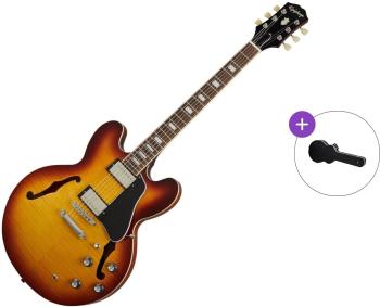 Epiphone ES-335 Figured SET Raspberry Tea Burst Semiakustická kytara