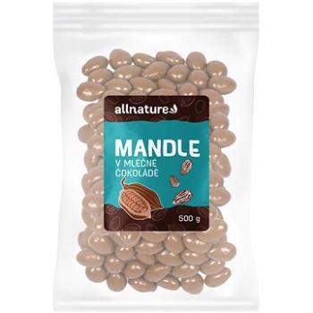 Allnature Mandle v mléčné čokoládě 500 g (16135V)