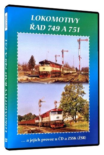 Historie železnic: LOKOMOTIVY ŘAD 749 A 751 (DVD)