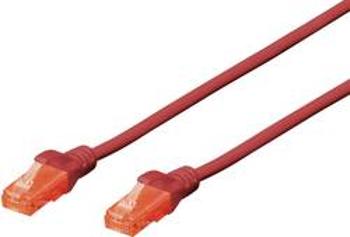 Síťový kabel RJ45 Digitus DK-1612-020/R, CAT 6, U/UTP, 2.00 m, červená