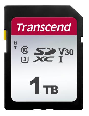 Transcend 1TB SDXC 300S (Class 10) UHS-I U3 V30 paměťová karta, 100 MB/s R, 85 MB/s W