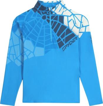 Spyder Mens Legacy 1/2 Zip Aether Blue L Svetr