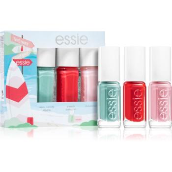 Essie Mini Triopack Summer sada laků na nehty mint candy apple, peach daiquiri, mademoiselle odstín