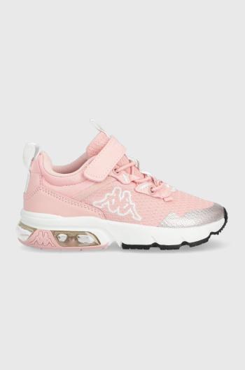 Dětské sneakers boty Kappa Carmo růžová barva