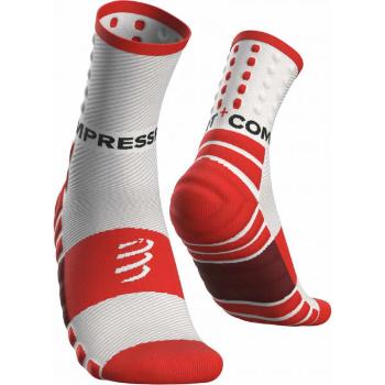 Compressport SHOCK ABSORB SOCKS Běžecké ponožky, bílá, velikost T3