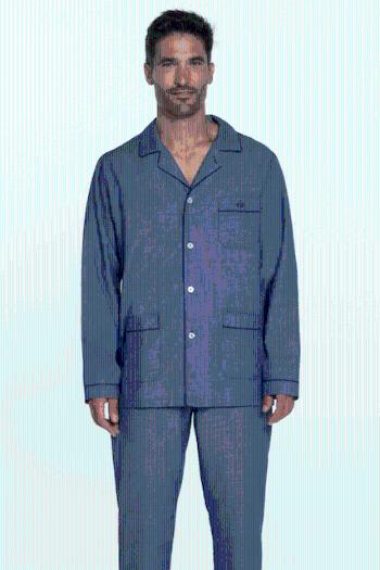 Pánské pyžamo ENRICO Tmavě modrá L
