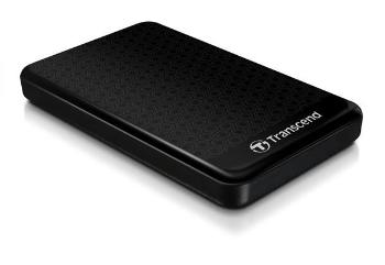 TRANSCEND externí HDD 2, 5\" USB 3.1 StoreJet 25A3, 1TB, Black (nárazuvzdorný, 256-bit AES)